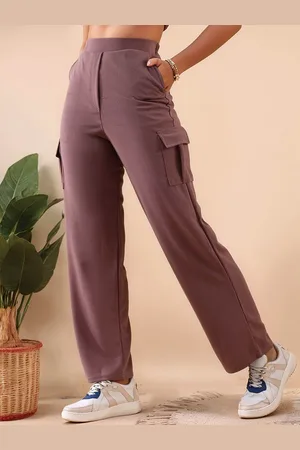 Mast & Harbour Women Classic High-Rise Slip On Trousers