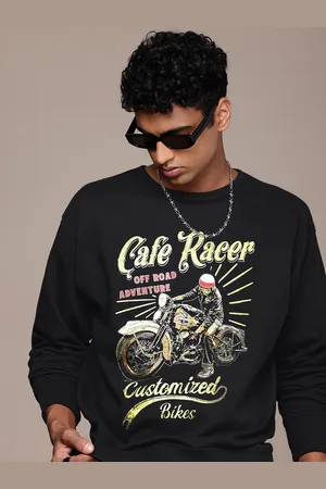 Roadster The Lifestyle Co. Men Printed Relaxed Fit Sweatshirt
