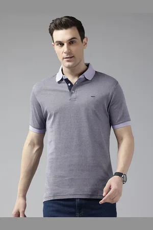 ColorPlus Houndstooth Tailored Fit Pure Cotton Polo T-shirt