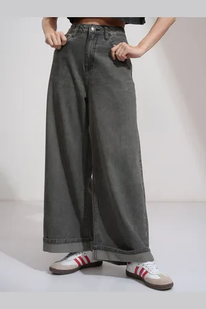Tokyo Talkies Women High Rise Baggy Jeans