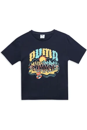 PUMA Graphics Boys Printed Relaxed Fit Tee