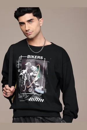 Roadster The Lifestyle Co. Men Printed Relaxed Fit Sweatshirt