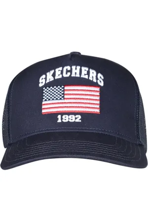 Skechers Unisex USA Flag Embroidered Baseball Cap