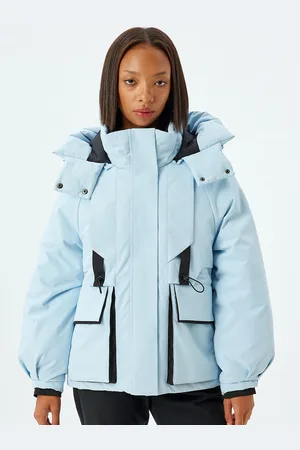 Koton Women Straight Hooded Quilted Jacket