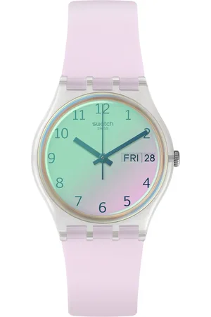 Swatch Women Dial & Bracelet Style Straps Analogue Watch GE714_ WATCH