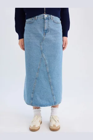 DeFacto Women Pure Cotton Midi Skirt