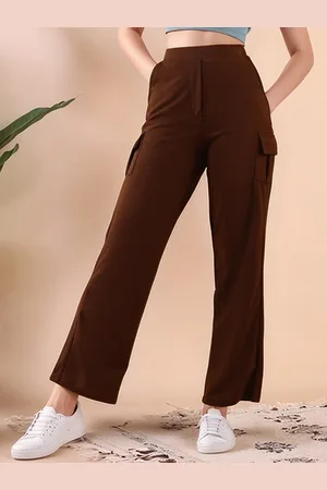 Mast & Harbour Women Classic High-Rise Cargo Trousers