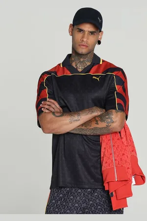 PUMA Men Road To Unity Printed Relaxed Fit Short Sleeve Football Jersey