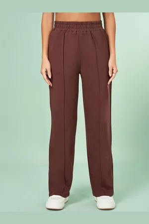Pantaloons Women Straight Fit Mid Rise Sports Track Pants