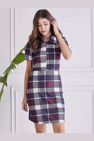 Chemistry Shirt Collar Sheath Mini Dress