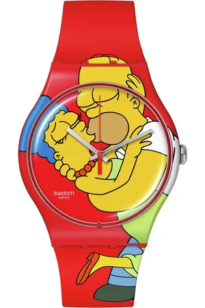 Swatch Women Printed Dial & Straps Analogue Watch SO29Z120 SO29Z120