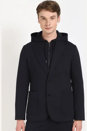 Tommy Hilfiger Notched Lapel Single-Breasted Causal Blazer