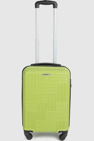 Teakwood Leathers Ladakh 360-Degree Rotation Textured Hard Cabin Size Trolley Bag - 38L