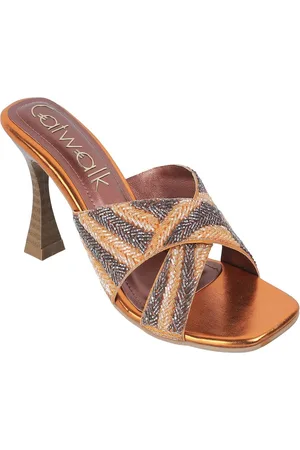 Catwalk Colourblocked Block Sandals