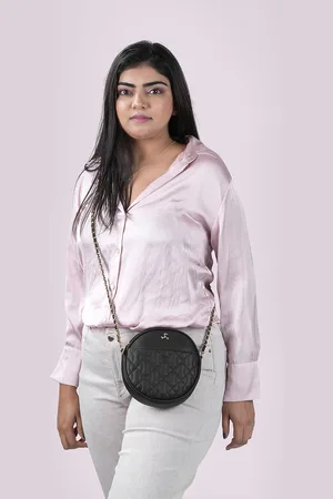 All Things Mochi Structured Sling Bag with Quilted