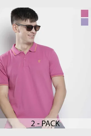 The Indian Garage Co Men Solid Polo Collar Short Sleeves T-Shirt
