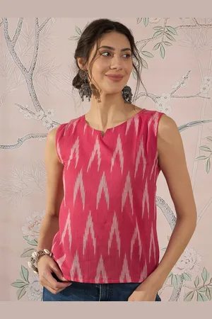 InWeave Women Printed Cotton Top