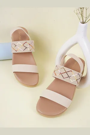 Mast & Harbour Women Open Toe Flats