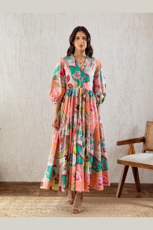 Mast & Harbour Floral Printed Maxi Dress