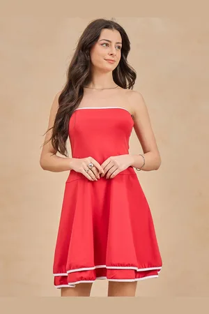 Color Capital Women Bandeau Dress