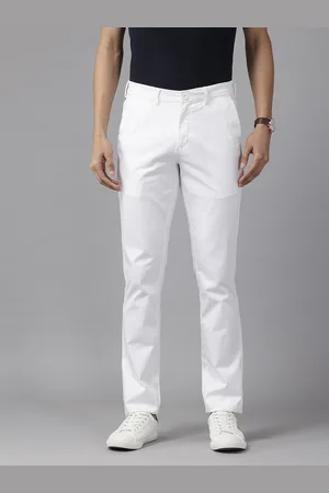 ColorPlus Men Slim Fit Regular Trousers