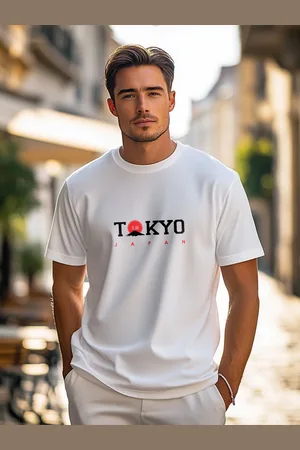 NOBERO Men Typography Printed T-shirt
