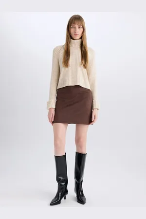 DeFacto Women Straight Mini Skirt
