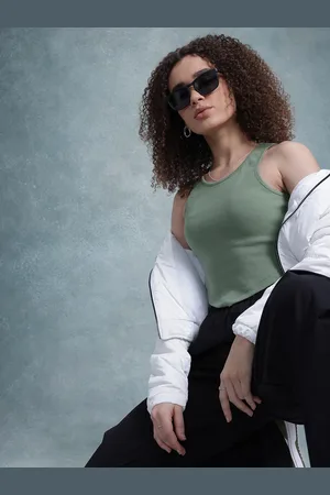 Roadster The Life Co. Knitted Crop Top