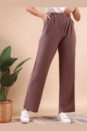 Mast & Harbour Women Classic High-Rise Pleated Trouser