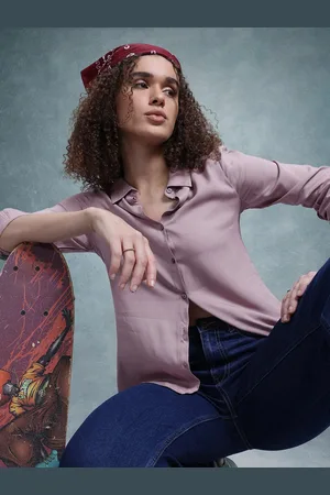 Roadster The Life Co. Solid Long Sleeves Shirt