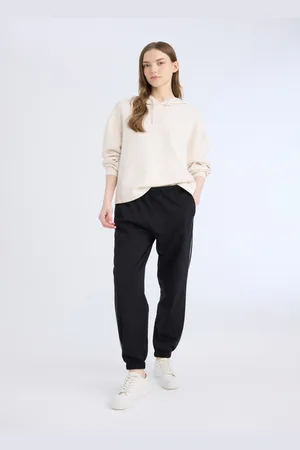DeFacto Women Pleated Regular Fit Joggers Trousers