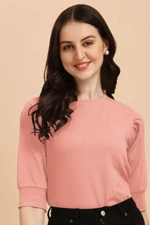 Corsica Women Round Neck Crepe Top