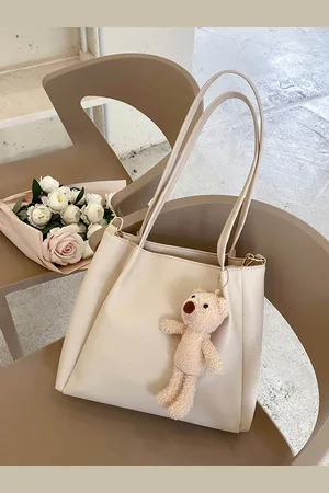 Stylecast Bucket Shoulder Bag with Tasselled