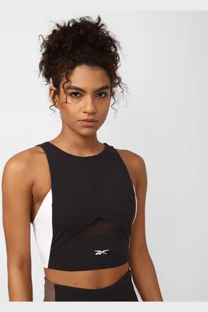 Reebok Women Training Colourblock Crop Tank Top
