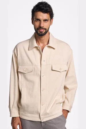 Terra Luna Men Colourblocked Cotton Sporty Jacket with Embroidered