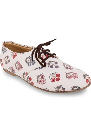 KANVAS Women Multi Block Artsy Lightweight Oxford Shoes