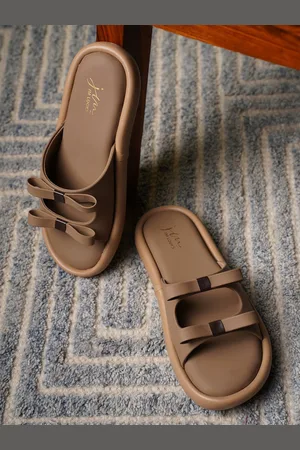 JM Looks Women Fashion Flat Embellished Open Toe Flat Sandal with Comfortable Sole
