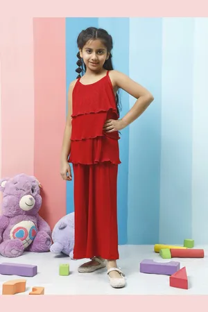 ATHENA S Shoulder Straps Tiered Top With Trouser