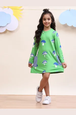 SPUNKIES Girls Conversational Printed A-Line Dress