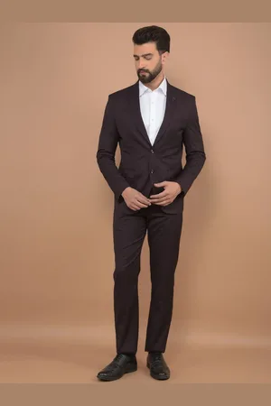 Canary London Men Slim-Fit Single-Breasted Two-Piece Suit