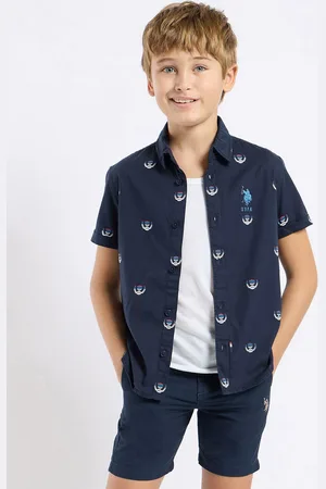 Ralph Lauren Boys Classic Fit Conversational Printed Cotton Casual Shirt