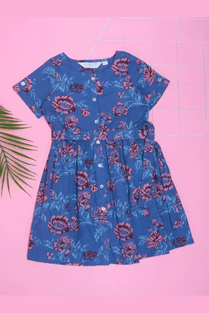 Pantaloons AKKRITI BY Girls PANTALOONS Floral Fit & Flare Dress 8909230063460