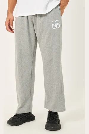 Styli Men Relaxed Fit Open Hem Jogger With Embroidered Logo