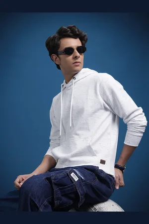 Roadster Men Hooded Sweatshirt