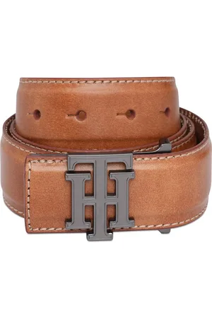 Tommy Hilfiger Men Push Pin Leather Formal Belt