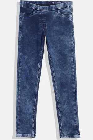 Allen Solly Girls Washed Jeggings