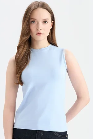 DeFacto Women Cotton High Neck Ethnic Regular Top