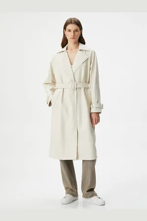 Koton Women Lapel Collar Solid Casual Tailored Jacket