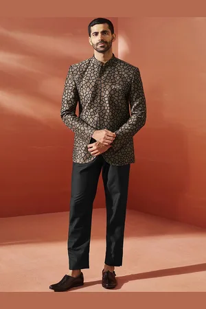 Vastramay Men Embroidered Slim-Fit Two Piece Suits