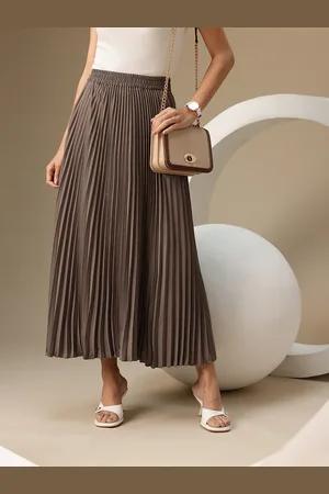 Chemistry Women Accordion Pleated Maxi Skirt